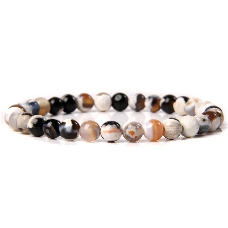 Natural Stone Poke Wear Bracelet Female Stone Beads Charm Ornament