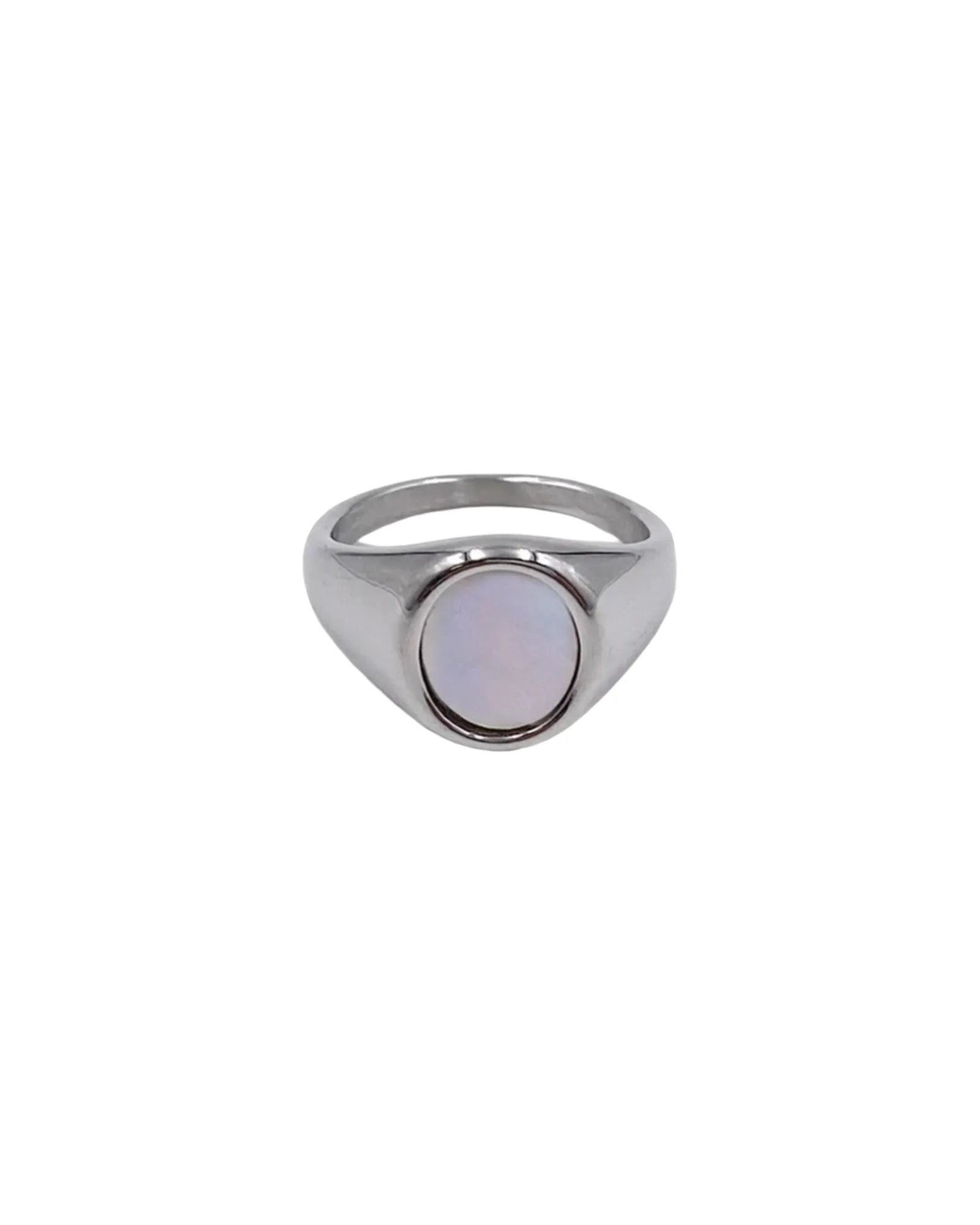 Oval Mother of Pearl Ring