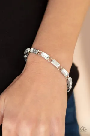 Paparazzi Bracelet ~ Irresistibly Icy - White