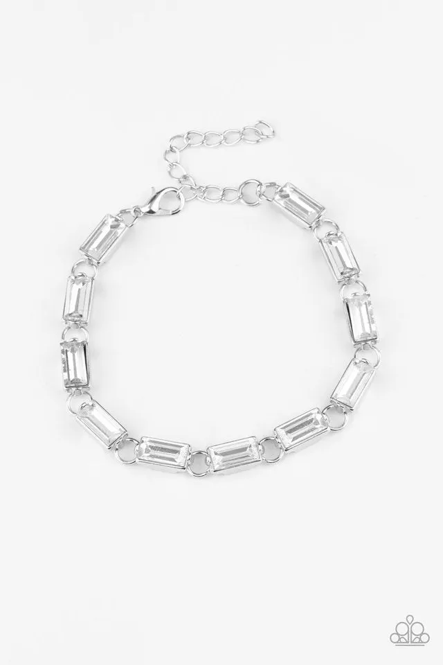 Paparazzi Bracelet ~ Irresistibly Icy - White