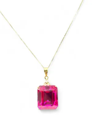 PINK TOPAZ NECKLACE