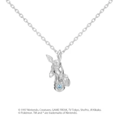 [Pokémon]Glaceon & Pokéball necklace platinium