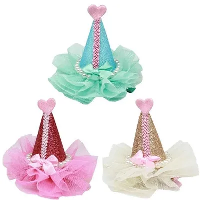 Pretty Party Hat Clip-On