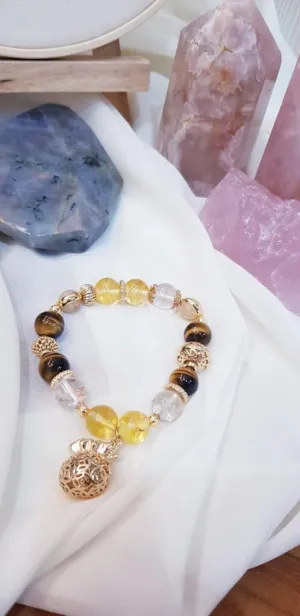 RC x Xmas'21 - Natural Tiger eye Crystal Bracelet