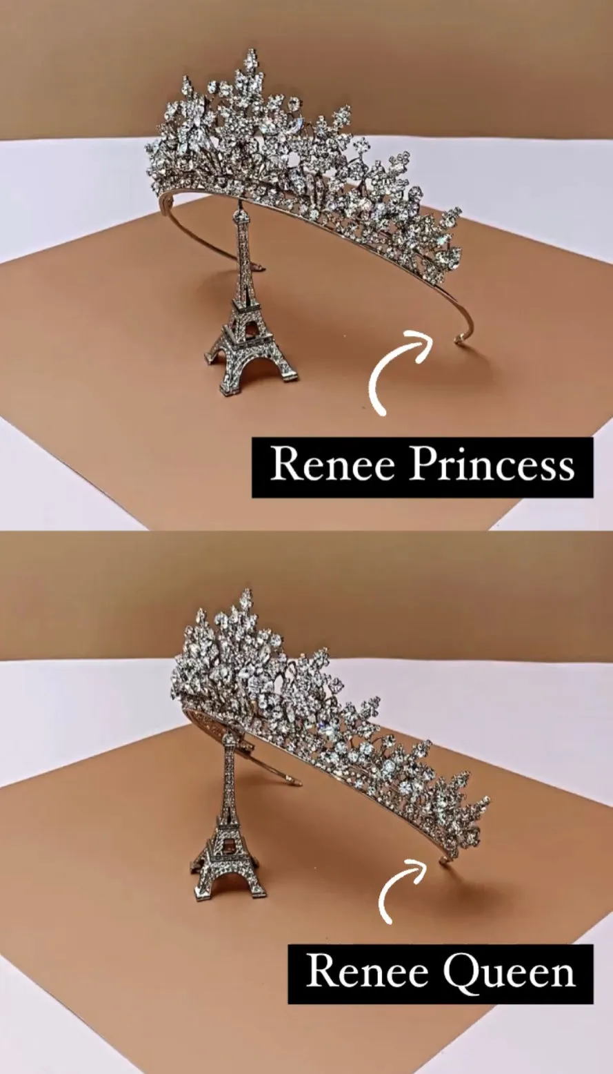 RENEE Princess Swarovski Wedding Tiara