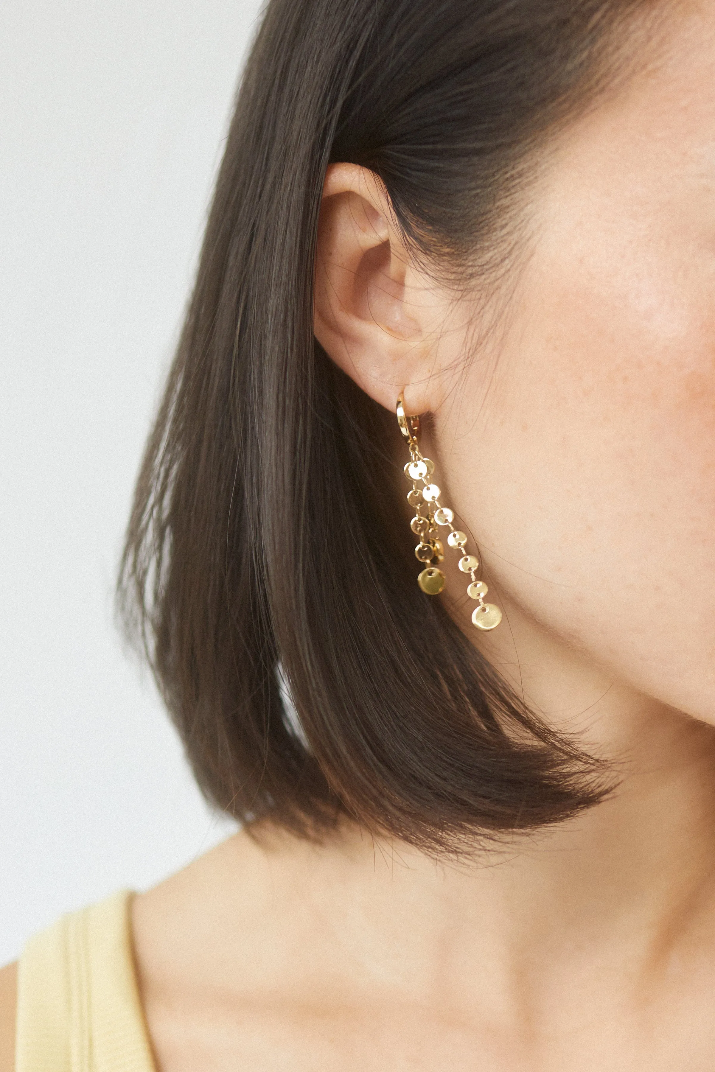 ROSALIA COIN LEVERBACK EARRINGS