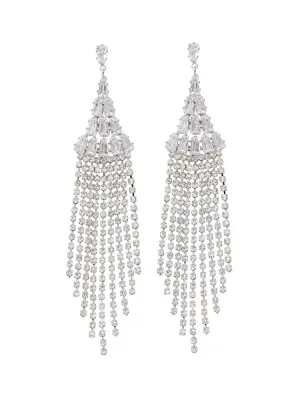 Sia Silver Chandelier Earrings