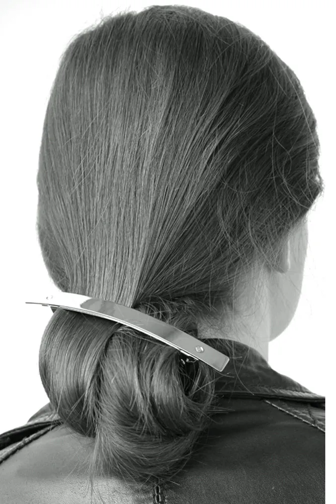 Silver XL Barrette 21