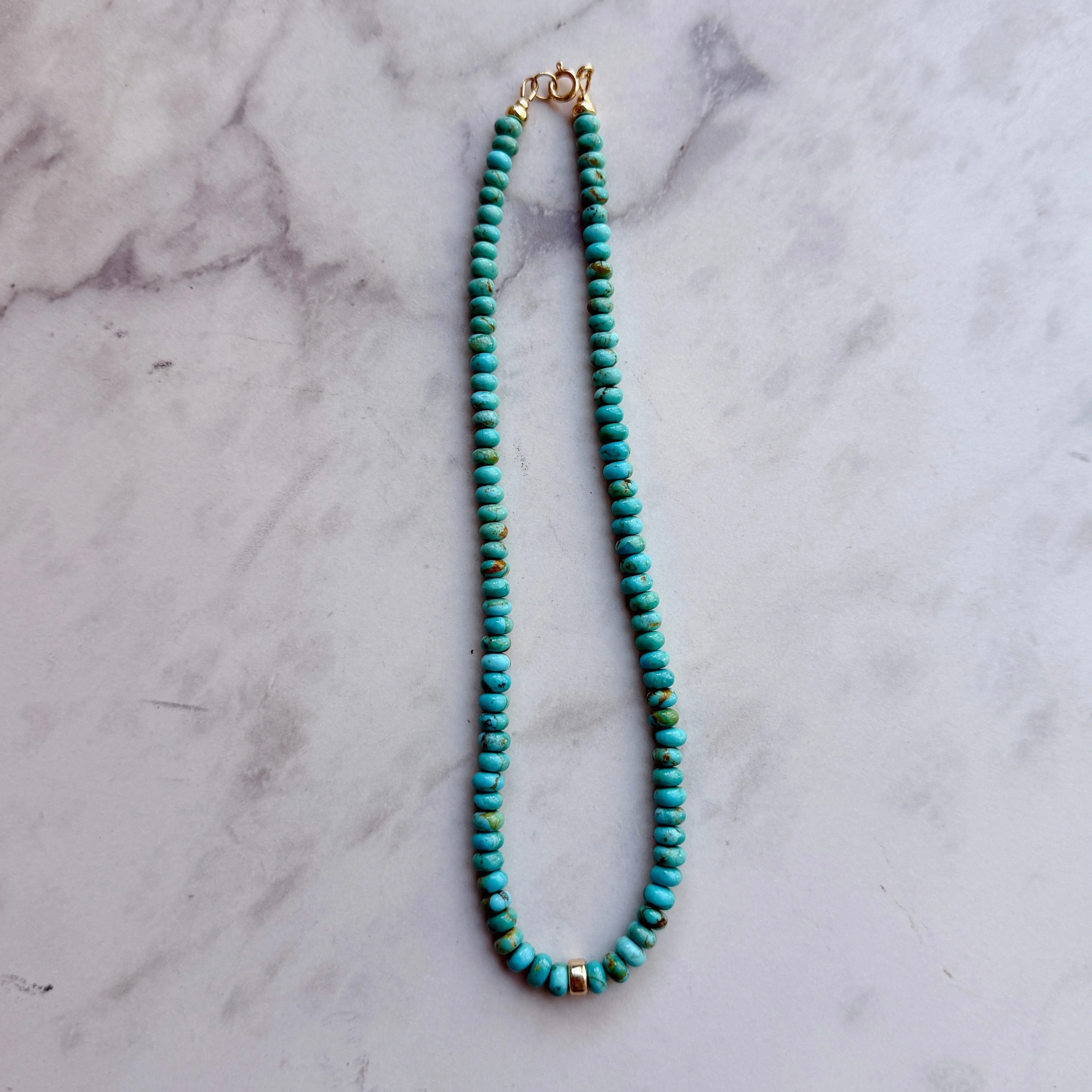 Stone Cache Gemstone Necklace "Kingman Turquoise"