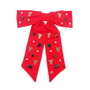 Texas Tech Bow Barette