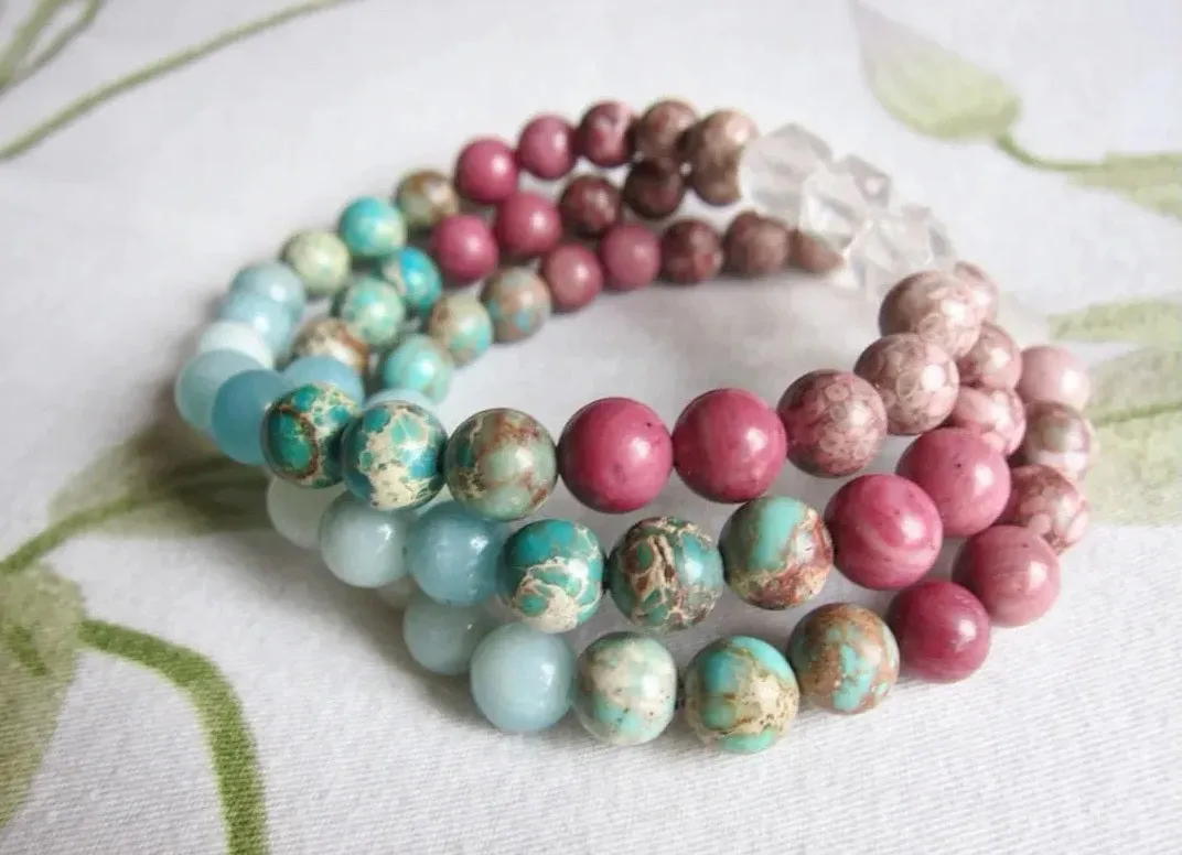 The Pink Enchanter Mala Bracelet