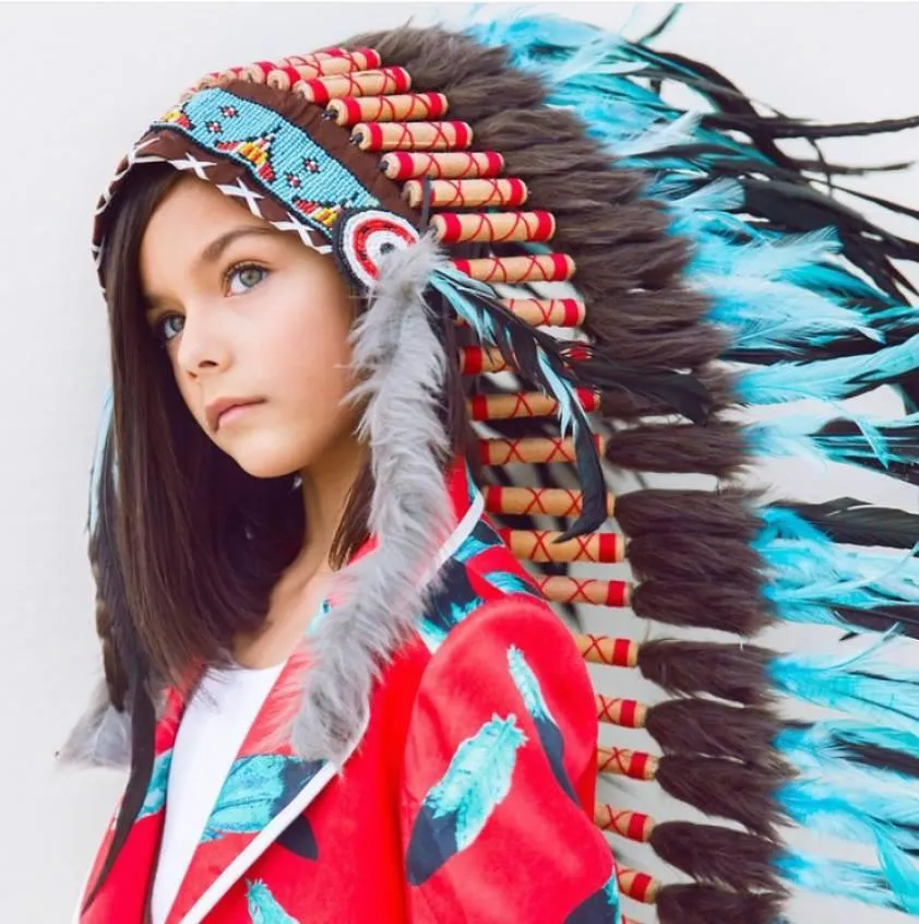 Turquoise War Bonnet - 130cm