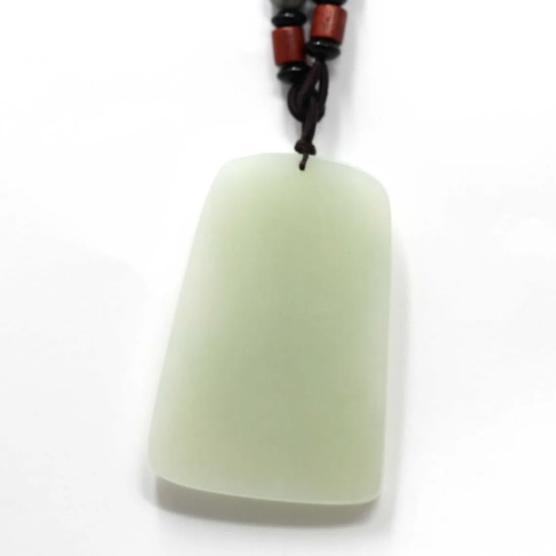 White Nephrite Jade Dragon Pendant Necklace ( Carved Art ) JN21, Real Jade Dragon Jewelry For Men, Boy