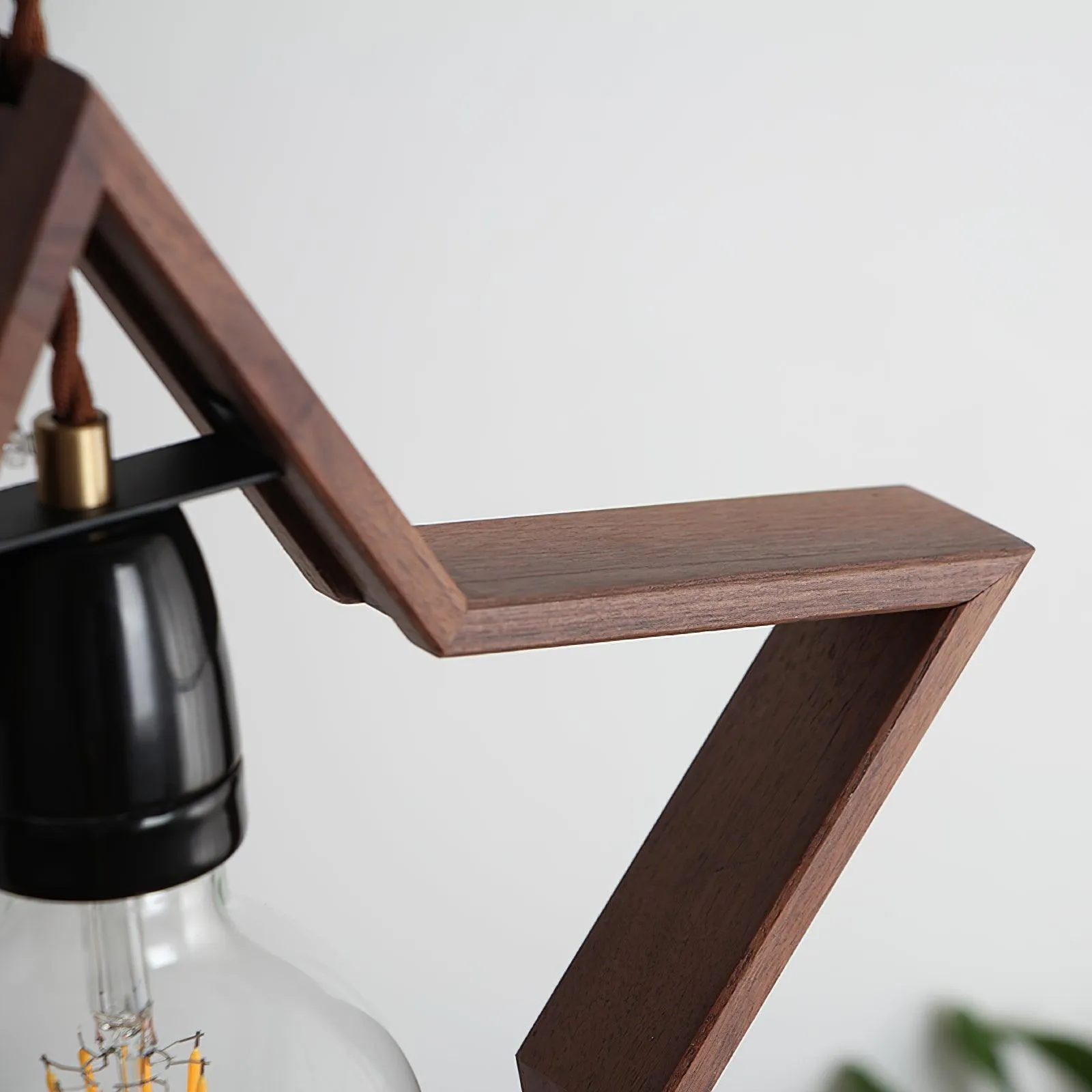 Wood Star Pendant Lamp